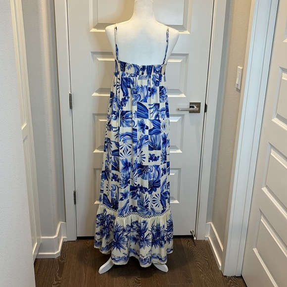 FARM Rio Long Dress Size M - Picture 8 of 10